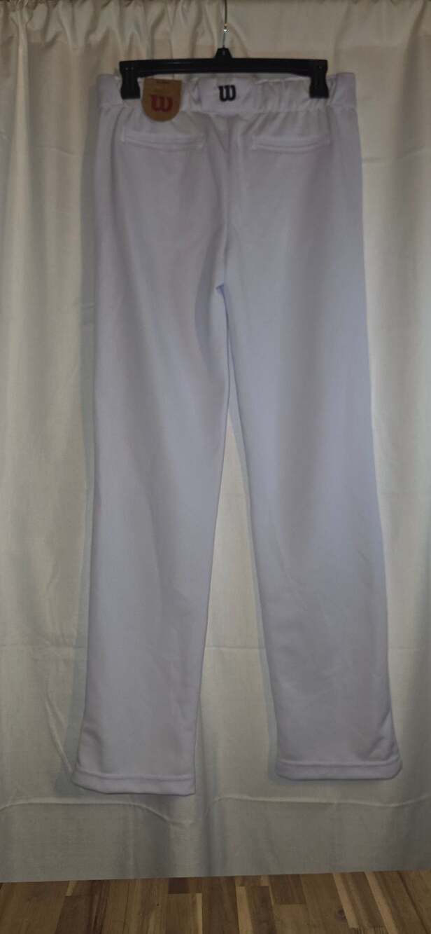 Wilson Youth Relaxed Fit Open Bottom Baseball Pants White Size YXL - Picture 2 of 5